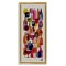 Stupell Industries Layered Wine Glasses Painting Framed Floater Canvas Wall Art